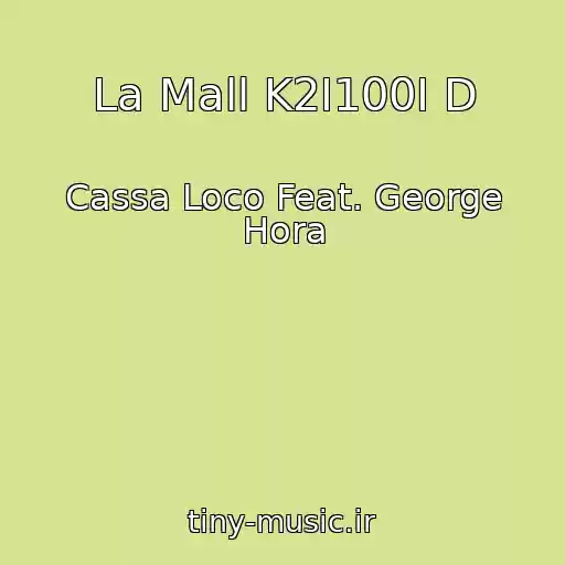 کاور آهنگ La Mall K2I100I D از Cassa Loco Feat. George Hora