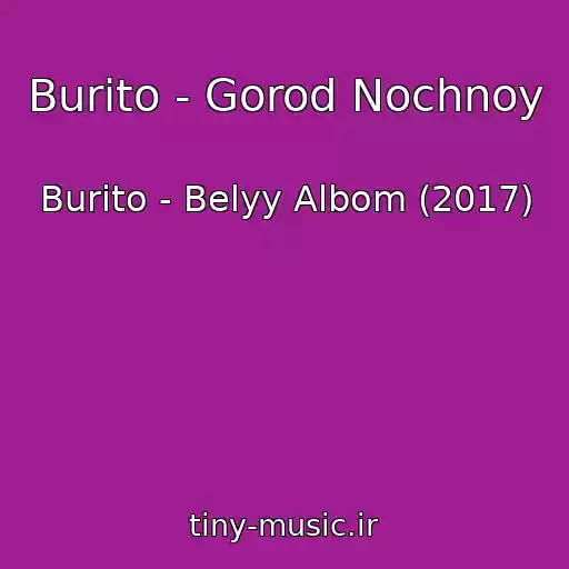 کاور آهنگ Burito - Gorod Nochnoy از Burito - Belyy Albom (2017)