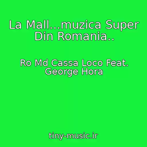 کاور آهنگ La Mall...muzica Super Din Romania.. از Ro Md Cassa Loco Feat. George Hora