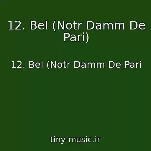 کاور آهنگ 12. Bel (Notr Damm De Pari) از 12. Bel (Notr Damm De Pari