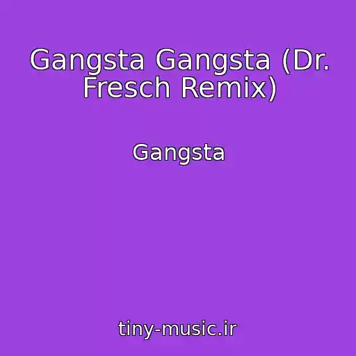 کاور آهنگ Gangsta Gangsta (Dr. Fresch Remix) از Gangsta