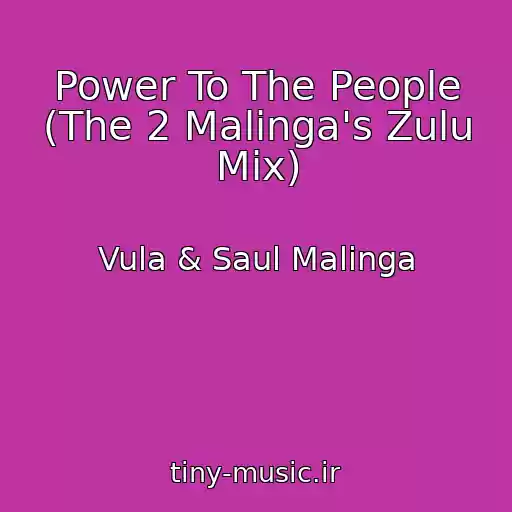 کاور آهنگ Power To The People (The 2 Malinga's Zulu Mix) از Vula & Saul Malinga