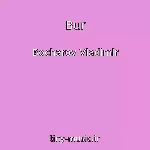 کاور آهنگ Bur از Bocharov Vladimir