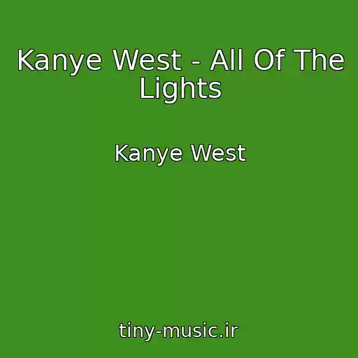 کاور آهنگ Kanye West - All Of The Lights از Kanye West
