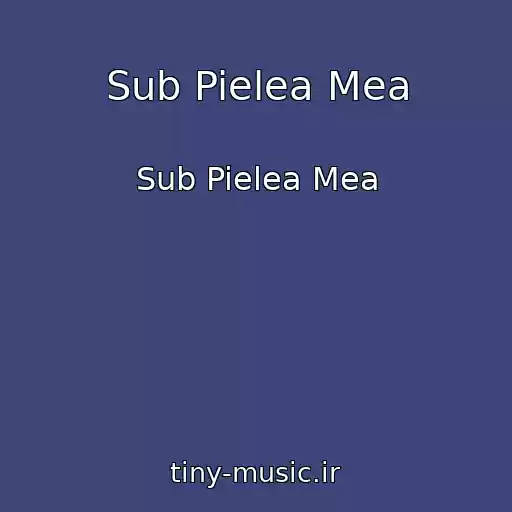 کاور آهنگ Sub Pielea Mea از Sub Pielea Mea