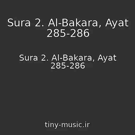کاور آهنگ Sura 2. Al-Bakara, Ayat 285-286 از Sura 2. Al-Bakara, Ayat 285-286