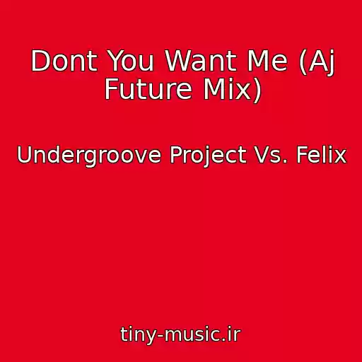 کاور آهنگ Dont You Want Me (Aj Future Mix) از Undergroove Project Vs. Felix