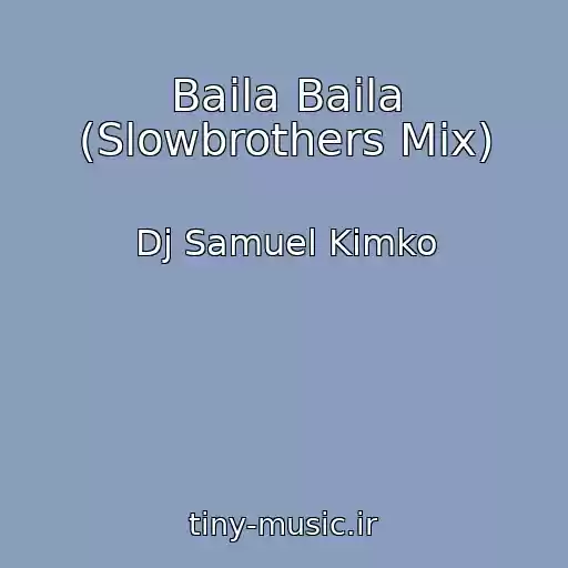 کاور آهنگ Baila Baila (Slowbrothers Mix) از Dj Samuel Kimko