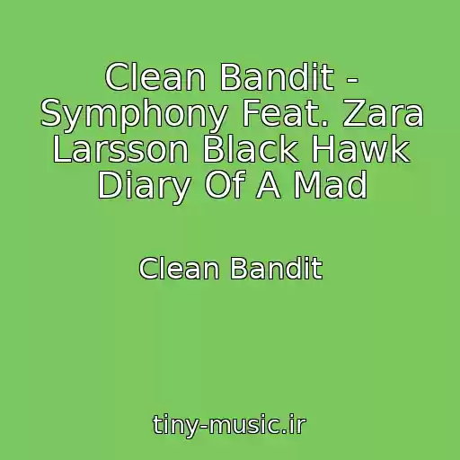 کاور آهنگ Clean Bandit - Symphony Feat. Zara Larsson Black Hawk Diary Of A Mad از Clean Bandit