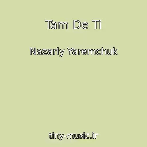 کاور آهنگ Tam De Ti از Nazarіy Yaremchuk