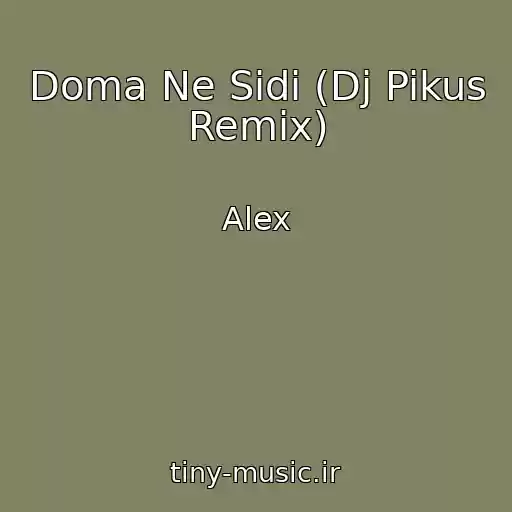 کاور آهنگ Doma Ne Sidi (Dj Pikus Remix) از Alex