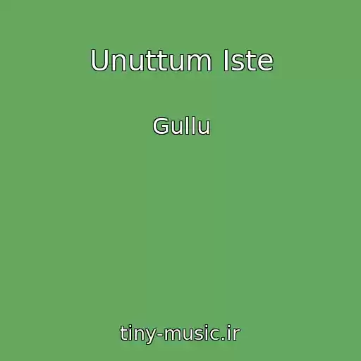 کاور آهنگ Unuttum Iste از Gullu