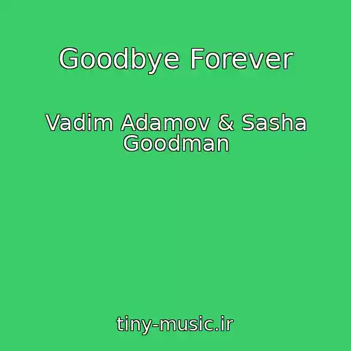 کاور آهنگ Goodbye Forever از Vadim Adamov & Sasha Goodman