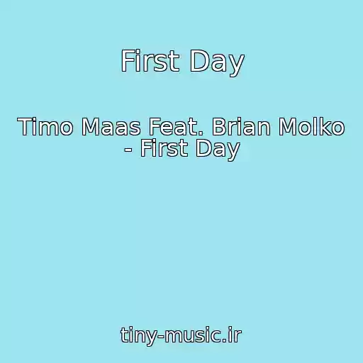 کاور آهنگ First Day از Timo Maas Feat. Brian Molko - First Day