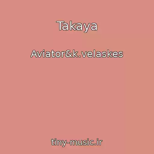 کاور آهنگ Takaya از Aviator&k.velaskes