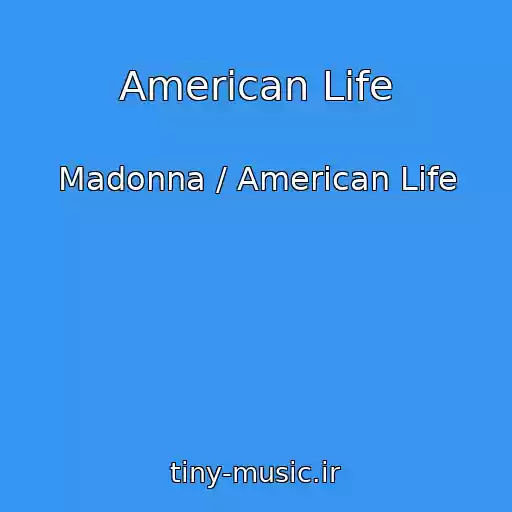 کاور آهنگ American Life از Madonna / American Life
