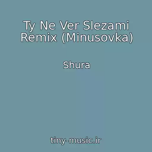 کاور آهنگ Ty Ne Ver Slezami Remix (Minusovka) از Shura