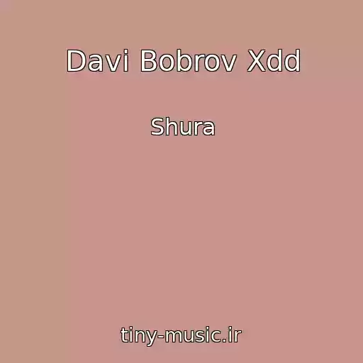 کاور آهنگ Davi Bobrov Xdd از Shura