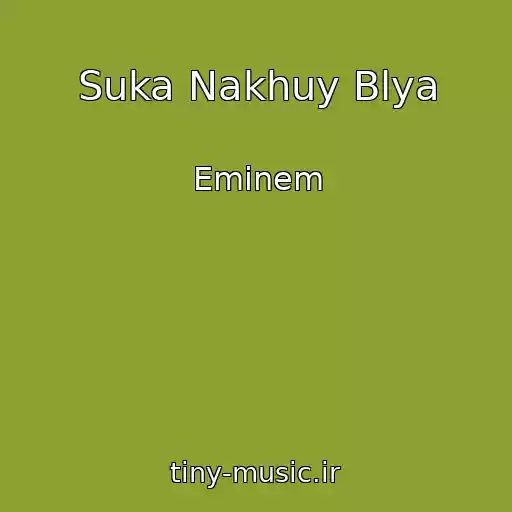 کاور آهنگ Suka Nakhuy Blya از Emіnem