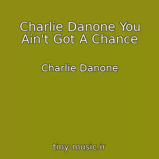 کاور آهنگ Charlie Danone You Ain't Got A Chance از Charlie Danone