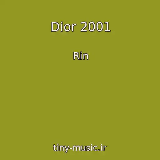 کاور آهنگ Dior 2001 از Rin