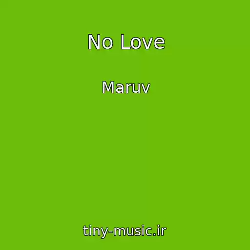 کاور آهنگ No Love از Maruv