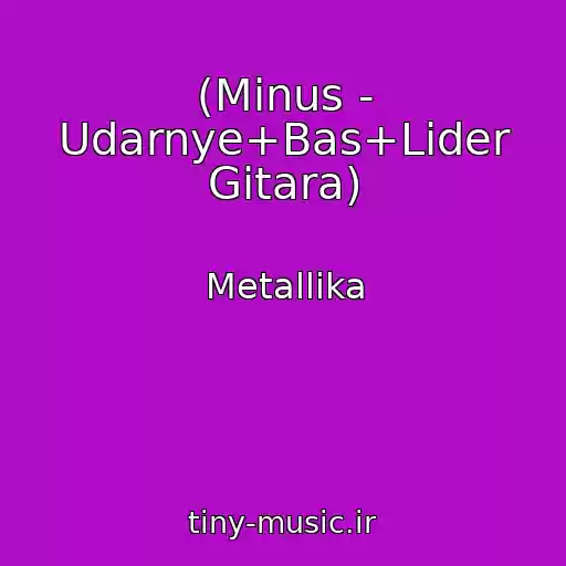 کاور آهنگ (Minus - Udarnye+Bas+Lider Gitara) از Metallika