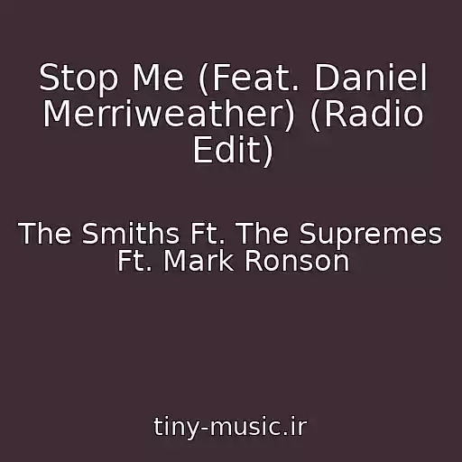 کاور آهنگ Stop Me (Feat. Daniel Merriweather) (Radio Edit) از The Smiths Ft. The Supremes Ft. Mark Ronson
