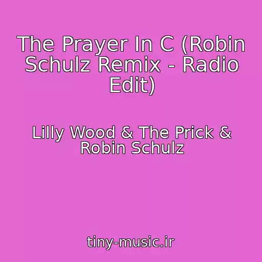 کاور آهنگ The Prayer In C (Robin Schulz Remix - Radio Edit) از Lilly Wood & The Prick & Robin Schulz