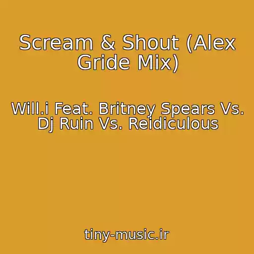 کاور آهنگ Scream & Shout (Alex Gride Mix) از Will.i Feat. Britney Spears Vs. Dj Ruin Vs. Reidiculous
