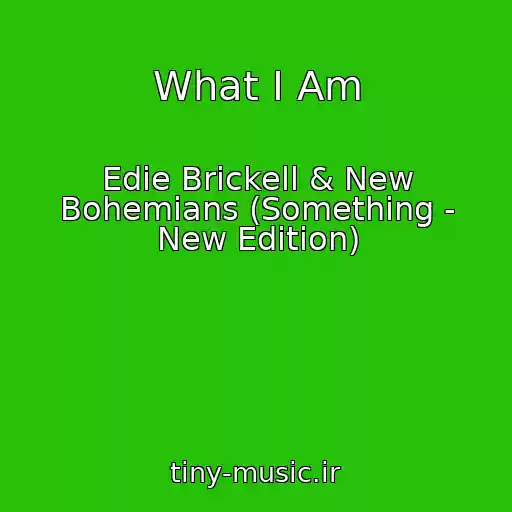 کاور آهنگ What I Am از Edie Brickell & New Bohemians (Something - New Edition)