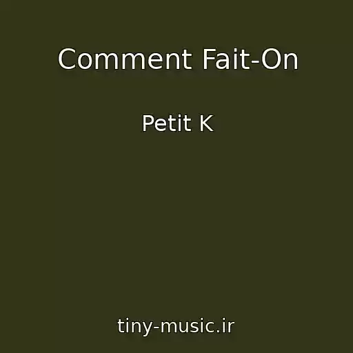 کاور آهنگ Comment Fait-On از Petit K