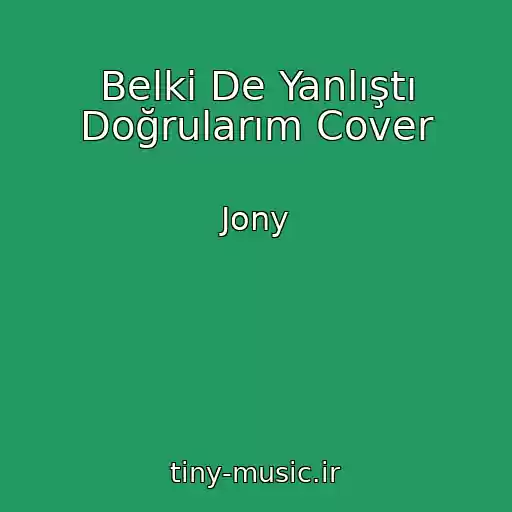 کاور آهنگ Belki De Yanlıştı Doğrularım Cover از Jony