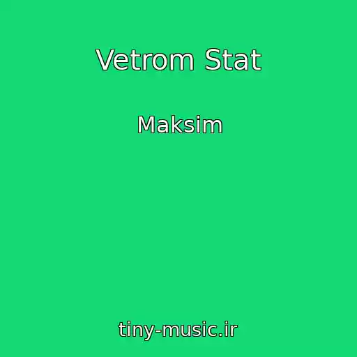 کاور آهنگ Vetrom Stat از Maksim