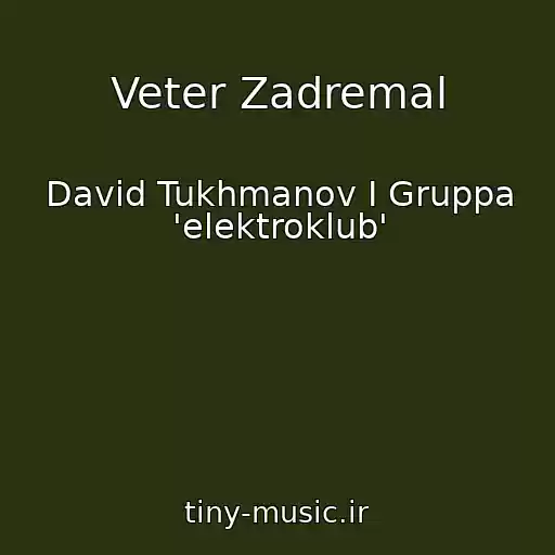 کاور آهنگ Veter Zadremal از David Tukhmanov I Gruppa 'elektroklub'