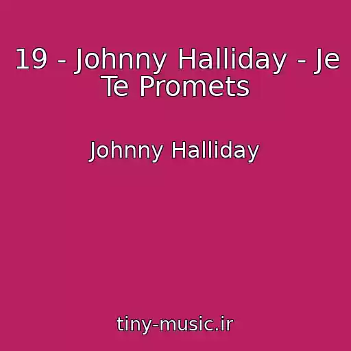 کاور آهنگ 19 - Johnny Halliday - Je Te Promets از Johnny Halliday