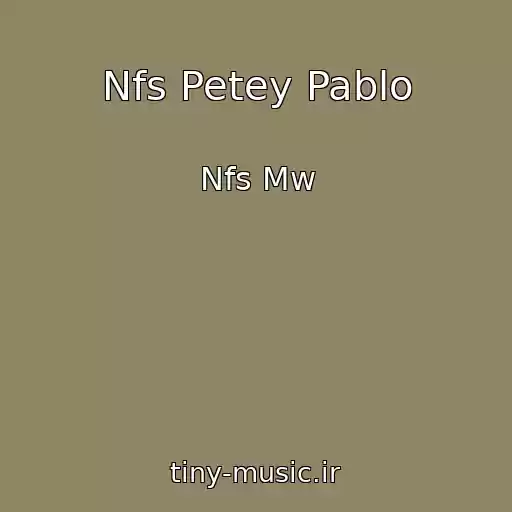 کاور آهنگ Nfs Petey Pablo از Nfs Mw