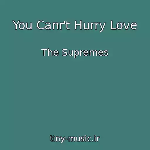 کاور آهنگ You Canґt Hurry Love از The Supremes