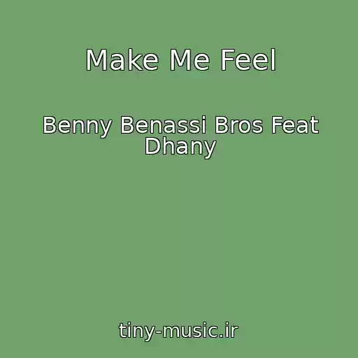 کاور آهنگ Make Me Feel از Benny Benassi Bros Feat Dhany