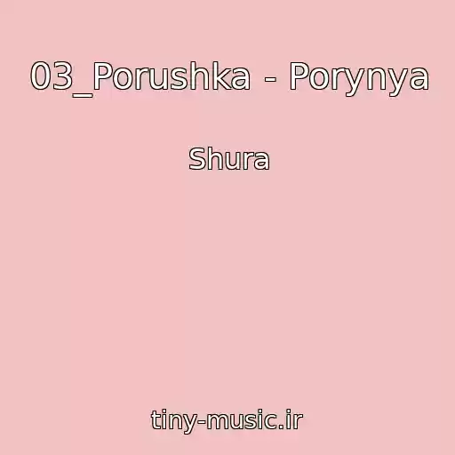 کاور آهنگ 03_Porushka - Porynya از Shura