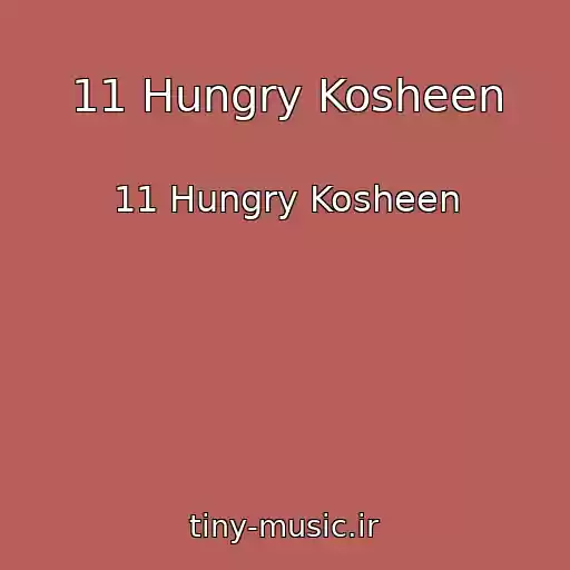 کاور آهنگ 11 Hungry Kosheen از 11 Hungry Kosheen