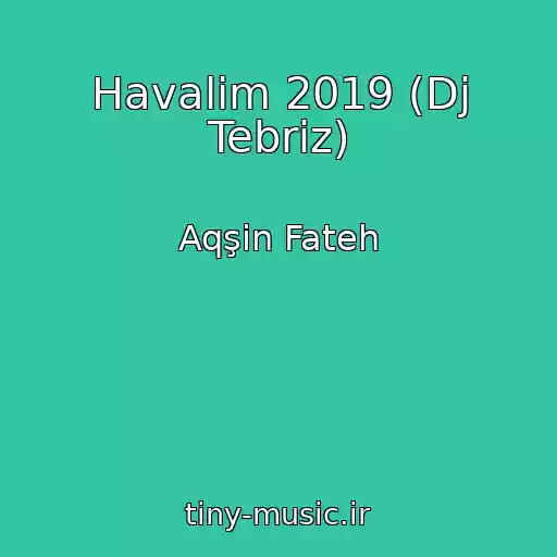 کاور آهنگ Havalim 2019 (Dj Tebriz) از Aqşin Fateh