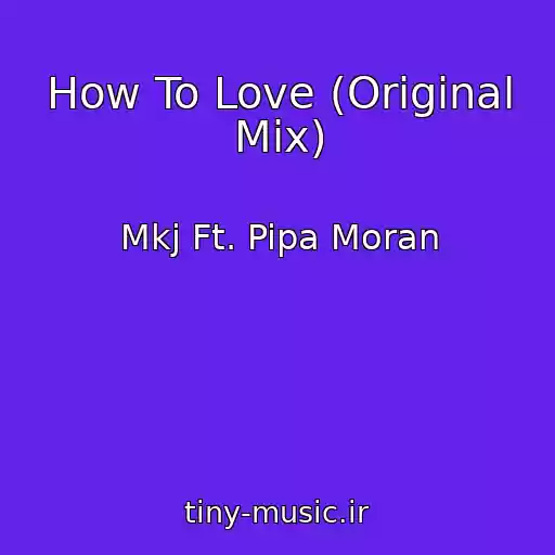 کاور آهنگ How To Love (Original Mix) از Mkj Ft. Pipa Moran
