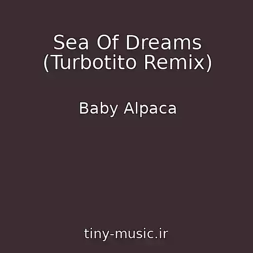 کاور آهنگ Sea Of Dreams (Turbotito Remix) از Baby Alpaca