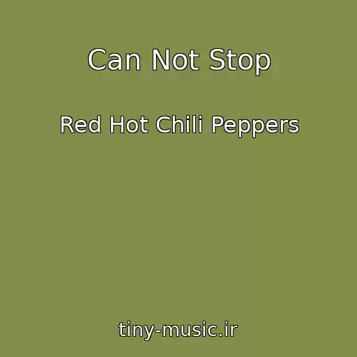 کاور آهنگ Can Not Stop از Red Hot Chili Peppers