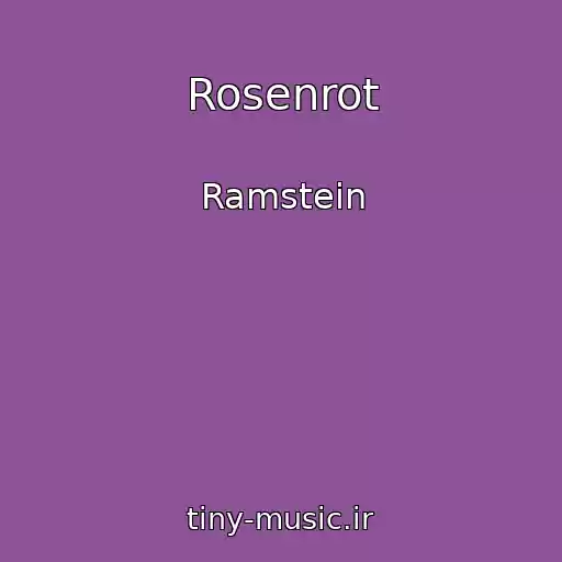 کاور آهنگ Rosenrot از Ramstein