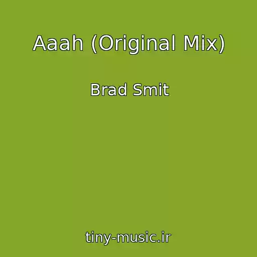 کاور آهنگ Aaah (Original Mix) از Brad Smit
