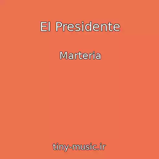 کاور آهنگ El Presidente از Marteria