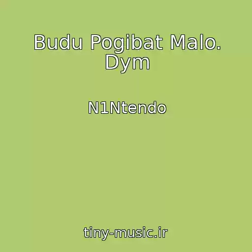 کاور آهنگ Budu Pogibat Malo. Dym از N1Ntendo