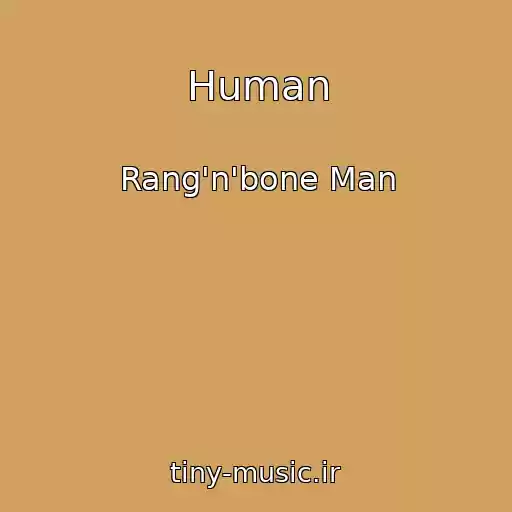 کاور آهنگ Human از Rang'n'bone Man